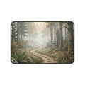 Forest Path Desk Mat — Misty Woodland Mouse Pad for Nature-Lovers, Calming Office & Gaming Surface
