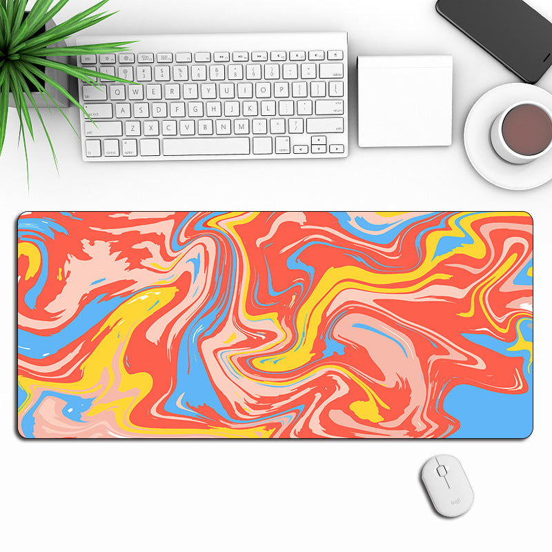 Abstract Strata Liquid Mousepad Desk Mat