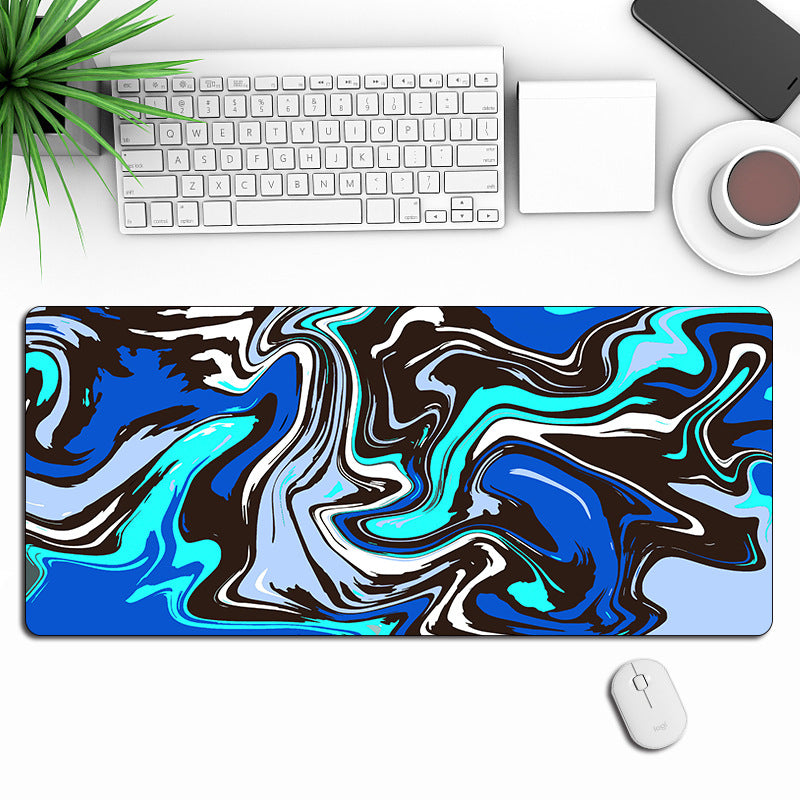 Abstract Strata Liquid Mousepad Desk Mat