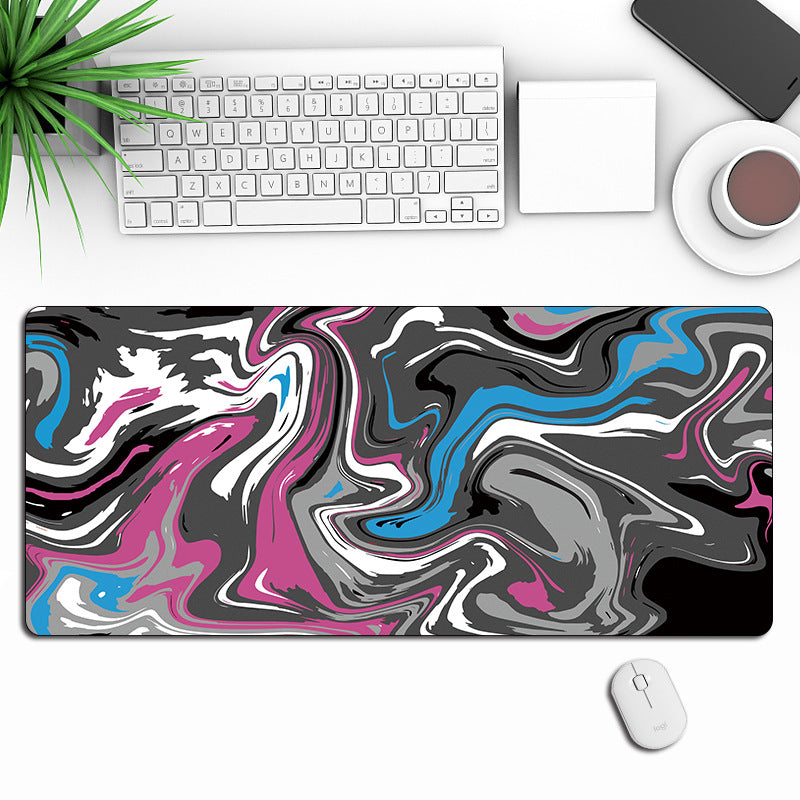 Abstract Strata Liquid Mousepad Desk Mat