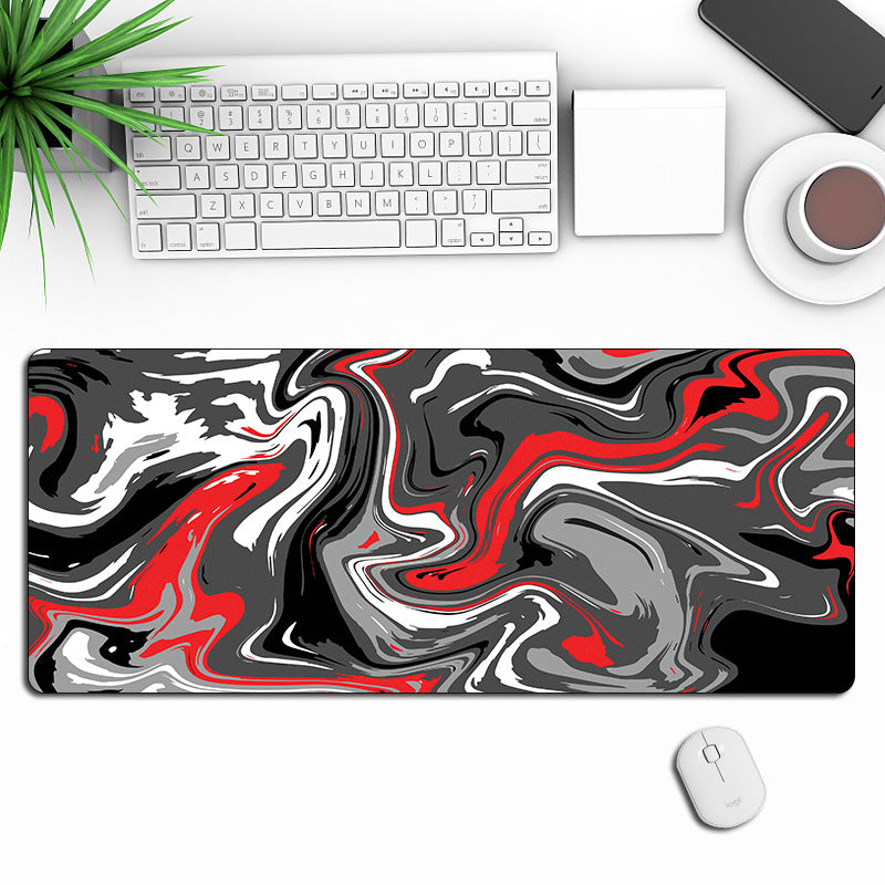 Abstract Strata Liquid Mousepad Desk Mat