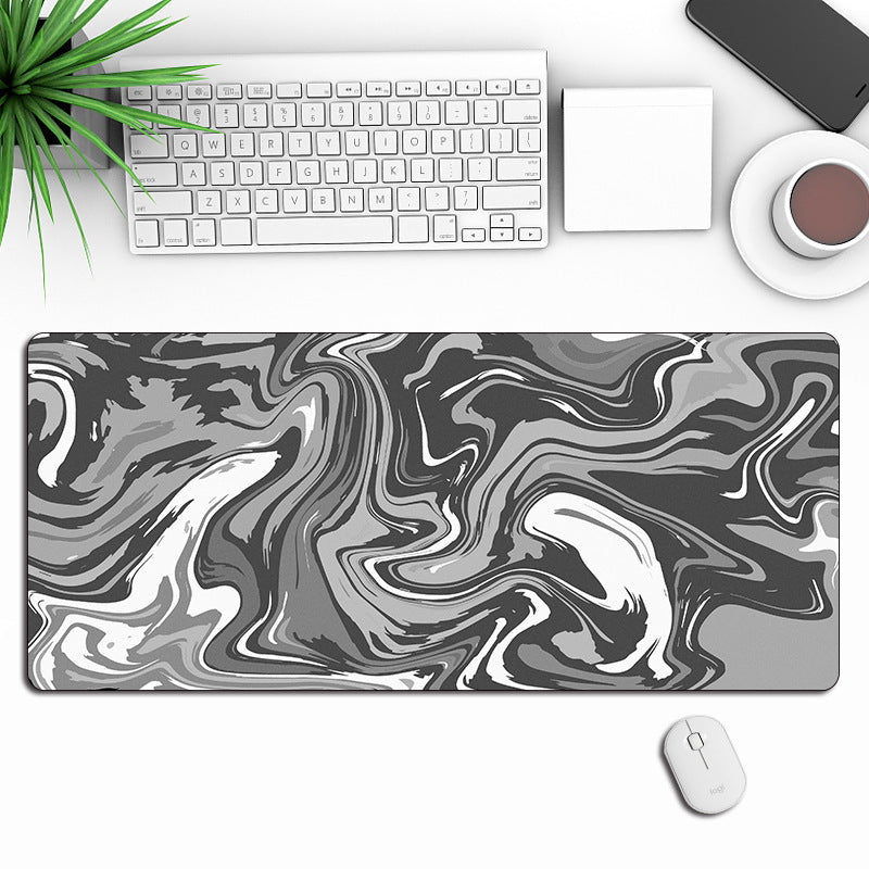 Abstract Strata Liquid Mousepad Desk Mat